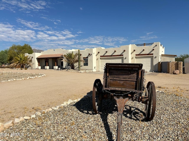 view of adobe home