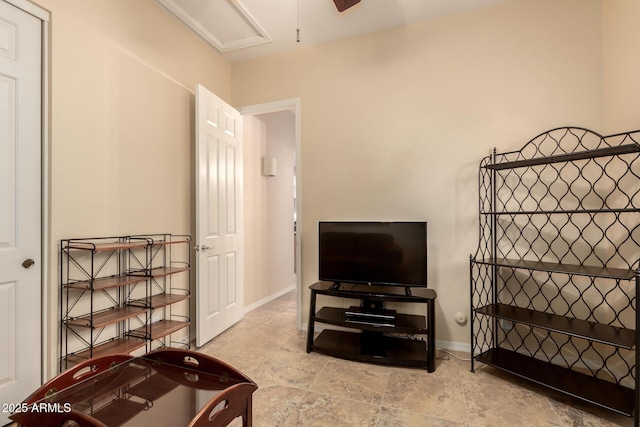 4615 S Primrose Dr, Gold Canyon, AZ 85118 - interior space featuring baseboards and stone finish floor