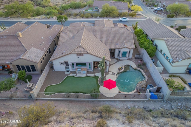 4615 S Primrose Dr, Gold Canyon, AZ 85118 - drone / aerial view featuring a residential view