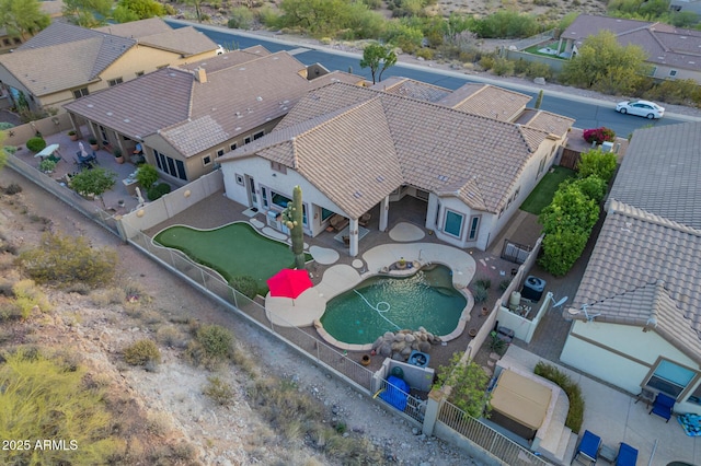 4615 S Primrose Dr, Gold Canyon, AZ 85118 - bird's eye view featuring a residential view