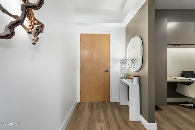 7161 E Rancho Vista Dr Unit 1011, Scottsdale, AZ 85251 - hall featuring wood-type flooring