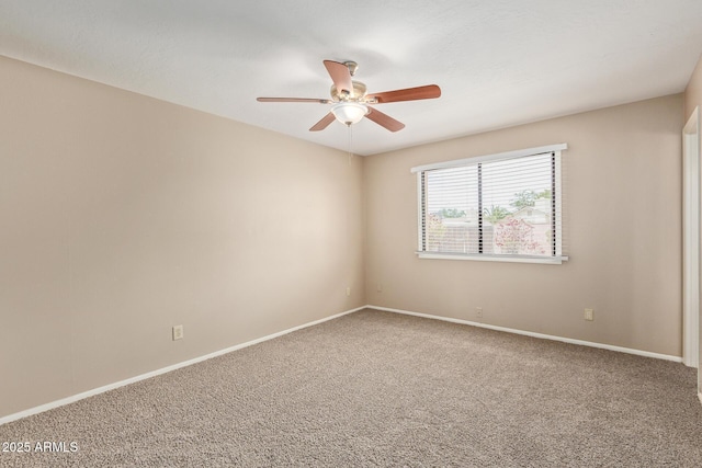 1874 E Huntington Dr, Tempe, AZ 85282 - unfurnished room with carpet flooring, a ceiling fan, and baseboards