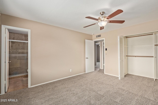 1874 E Huntington Dr, Tempe, AZ 85282 - unfurnished bedroom featuring carpet floors, a closet, ensuite bathroom, and baseboards