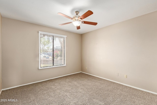 1874 E Huntington Dr, Tempe, AZ 85282 - empty room with carpet flooring, a ceiling fan, and baseboards
