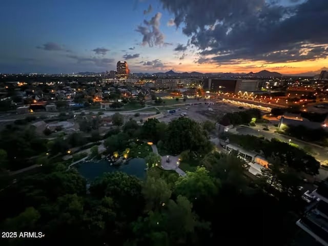 200 W Portland St Unit 1222, Phoenix, AZ 85003 - aerial view at dusk of a city view