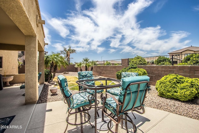 view of patio