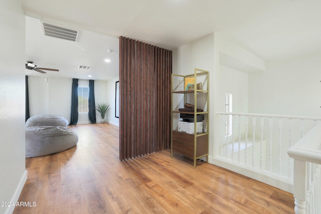 interior space featuring hardwood / wood-style flooring