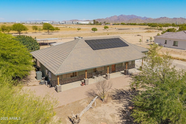 4621 S 179th Dr, Goodyear, AZ 85338 - aerial view of property and surrounding area featuring a mountainous background