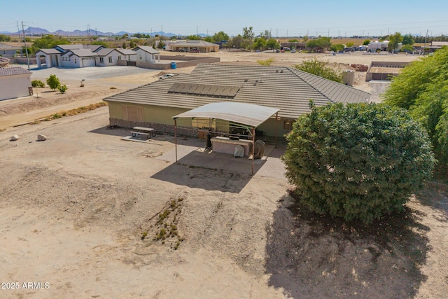 4621 S 179th Dr, Goodyear, AZ 85338 - aerial view of residential area featuring a mountain backdrop