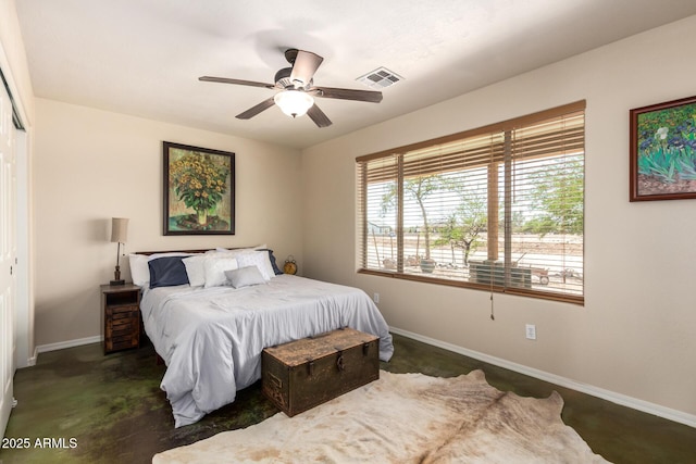 4621 S 179th Dr, Goodyear, AZ 85338 - bedroom with a closet and ceiling fan