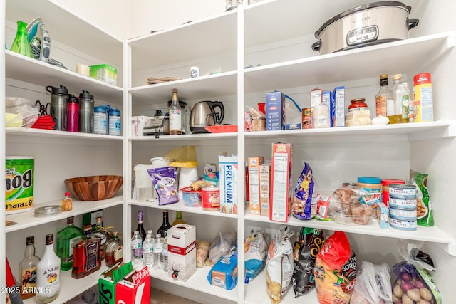 view of pantry