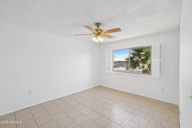 11044 W Cheryl Dr, Sun City, AZ 85351 - spare room featuring ceiling fan and a textured ceiling