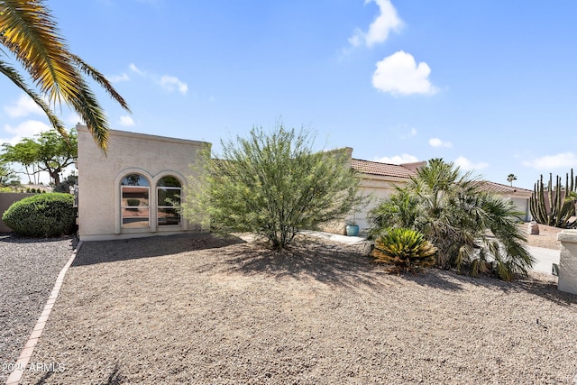 25810 S Boxwood Dr, Sun Lakes, AZ 85248 - view of front of home featuring stucco siding