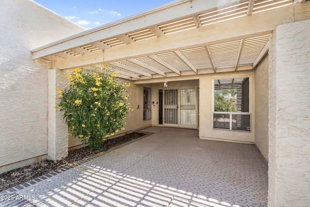 25810 S Boxwood Dr, Sun Lakes, AZ 85248 - view of patio / terrace featuring a pergola