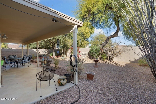 view of patio