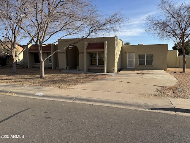 view of pueblo-style home