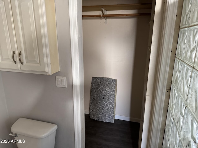 bathroom featuring toilet