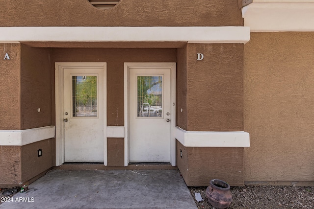 view of property entrance