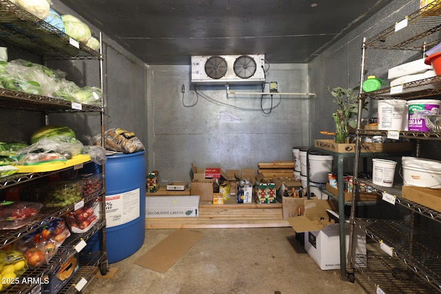 view of basement
