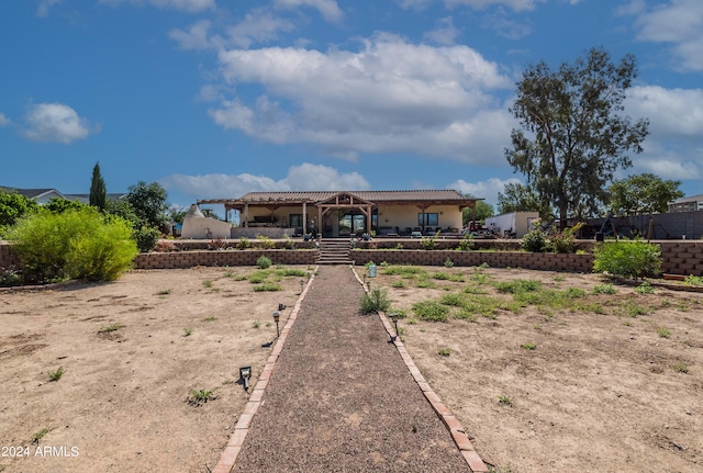 view of rear view of property