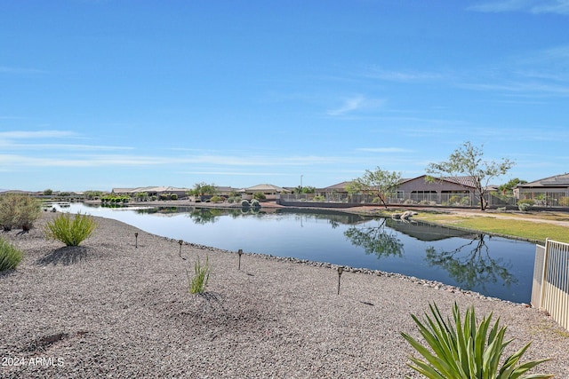 view of water feature featuring a residential view