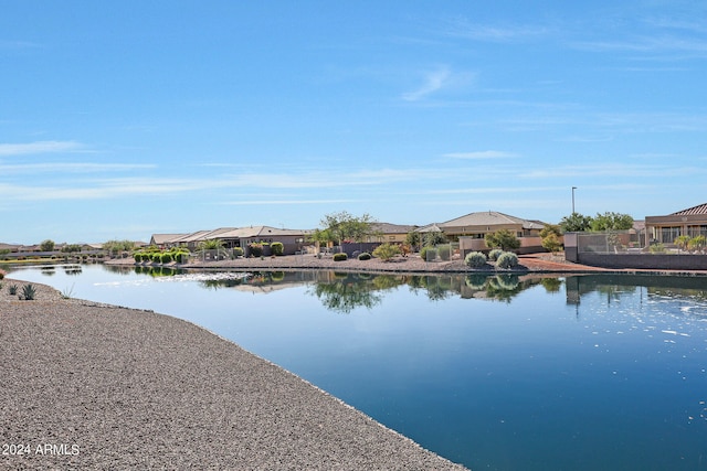 view of water feature