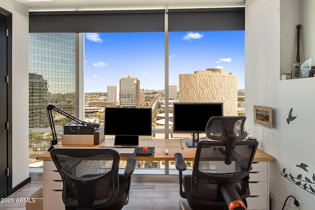 1 E Lexington Ave Unit 1209, Phoenix, AZ 85012 - office area featuring wood finished floors