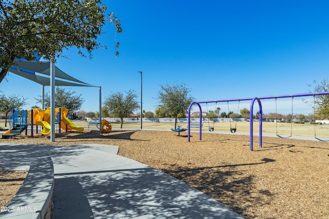 view of communal playground