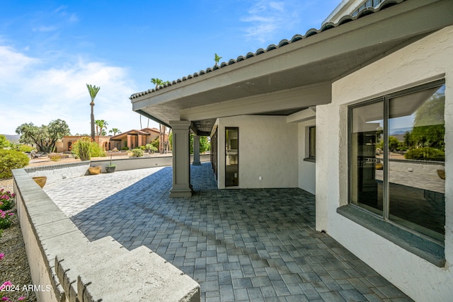 view of patio