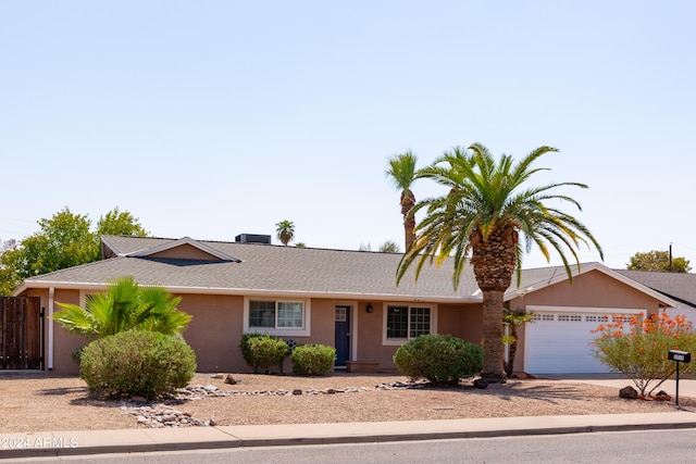 ranch-style house with a garage