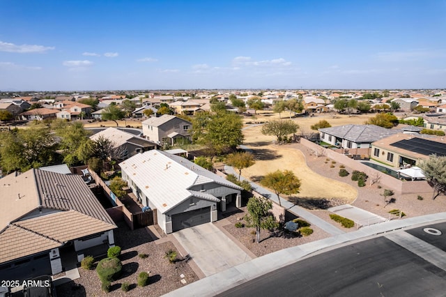 birds eye view of property featuring a residential view