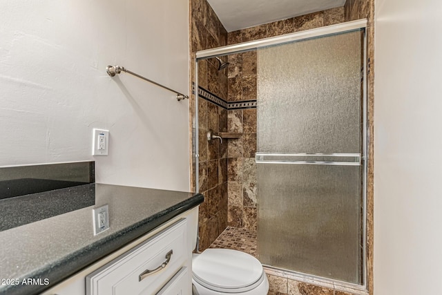 2807 N 8th Ave, Phoenix, AZ 85007 - full bathroom with a shower stall, toilet, and vanity