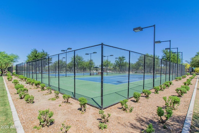 view of sport court