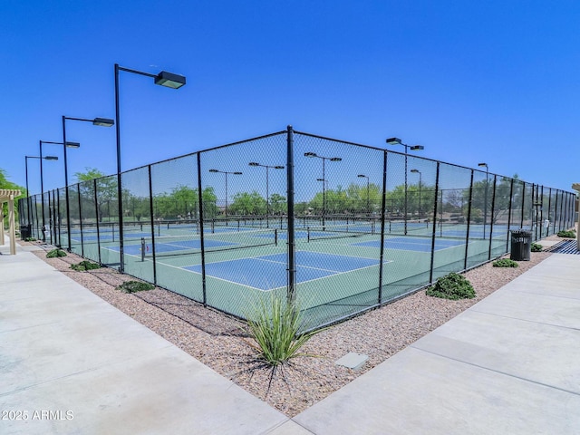 view of sport court