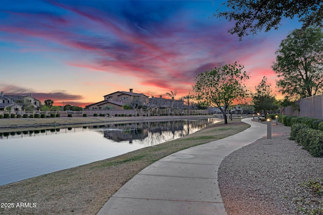 property view of water