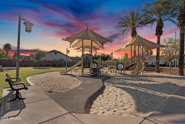 view of community playground