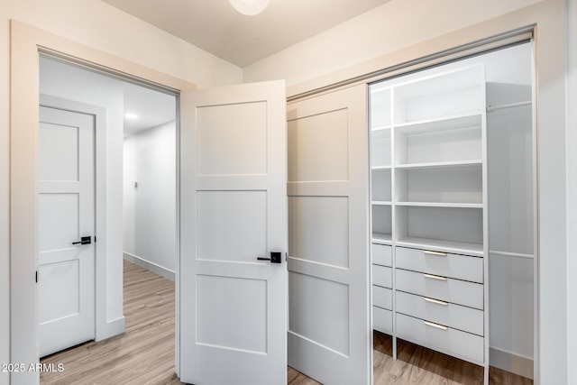 view of closet
