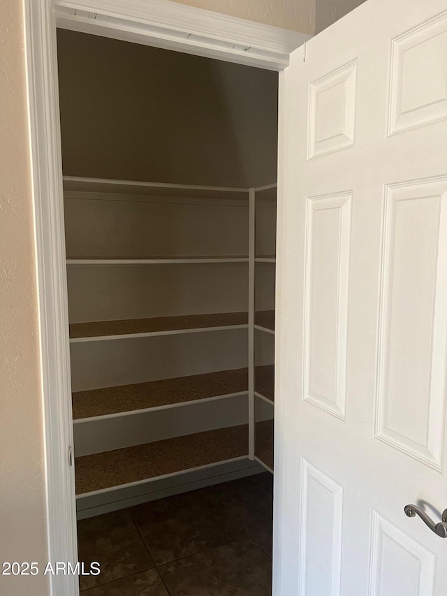 view of pantry