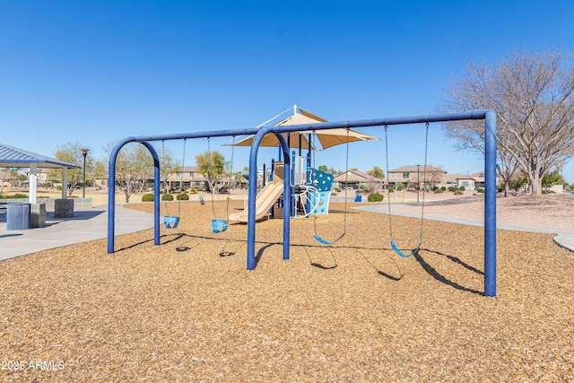 view of communal playground