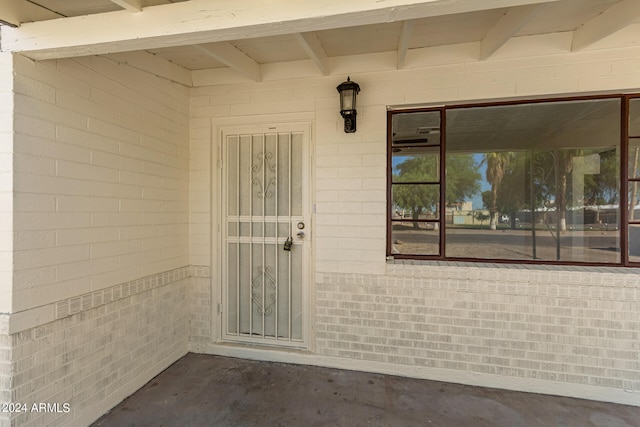 view of property entrance