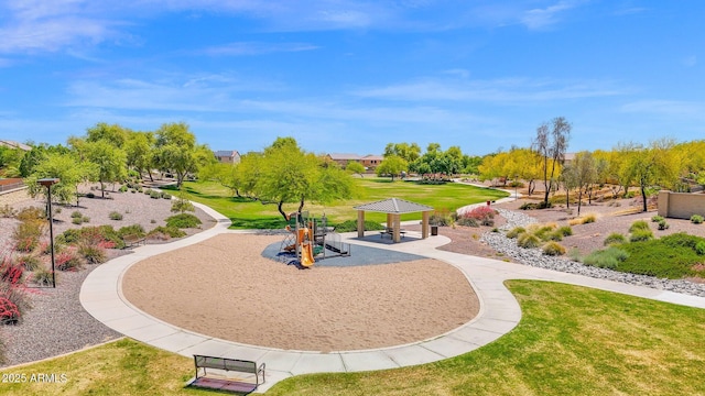 8710 N 182nd Ave, Waddell, AZ 85355 - view of home's community featuring a gazebo and a yard