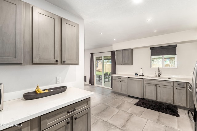 kitchen featuring sink and dishwasher