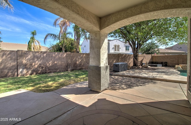 10402 E Javelina Ave, Mesa, AZ 85209 - fenced backyard featuring a patio area