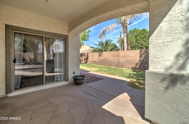 10402 E Javelina Ave, Mesa, AZ 85209 - fenced backyard with a patio area