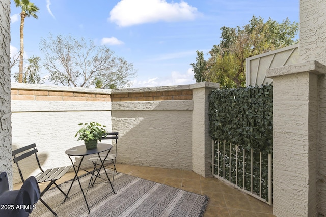 view of patio / terrace