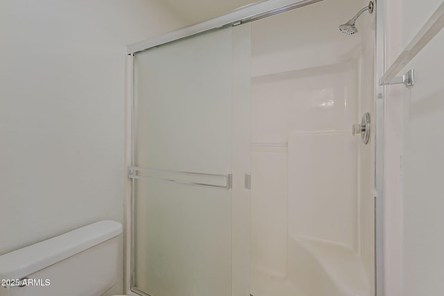 205 N 74th St Unit 261, Mesa, AZ 85207 - bathroom with a shower stall and toilet