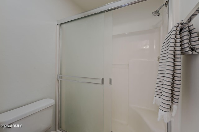 205 N 74th St Unit 261, Mesa, AZ 85207 - bathroom featuring a shower stall and toilet