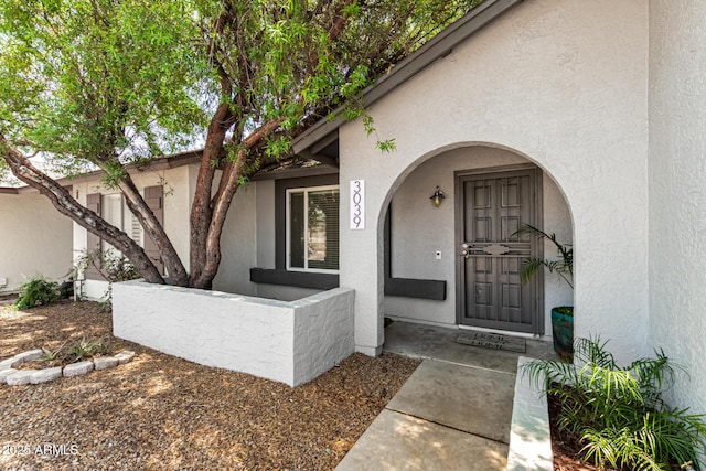 3039 W Ross Ave, Phoenix, AZ 85027 - entrance to property featuring stucco siding