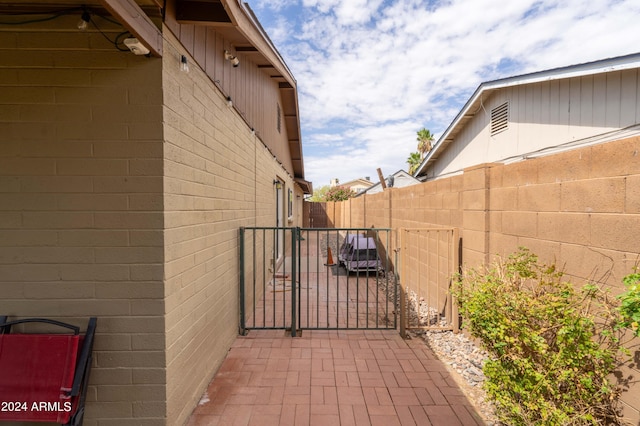 5119 W Onyx Ave, Glendale, AZ 85302 - view of patio / terrace with a fenced backyard and a gate