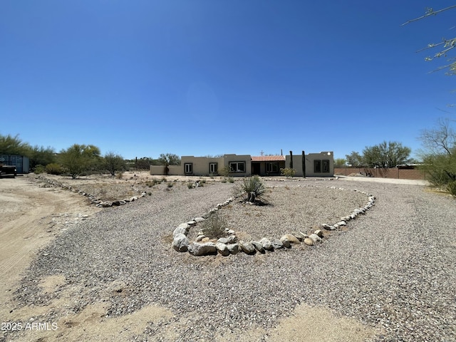 exterior space featuring fence